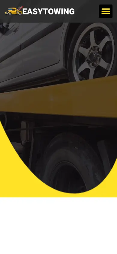 หน้าแรกของธีม EasyTowing บนมือถือ