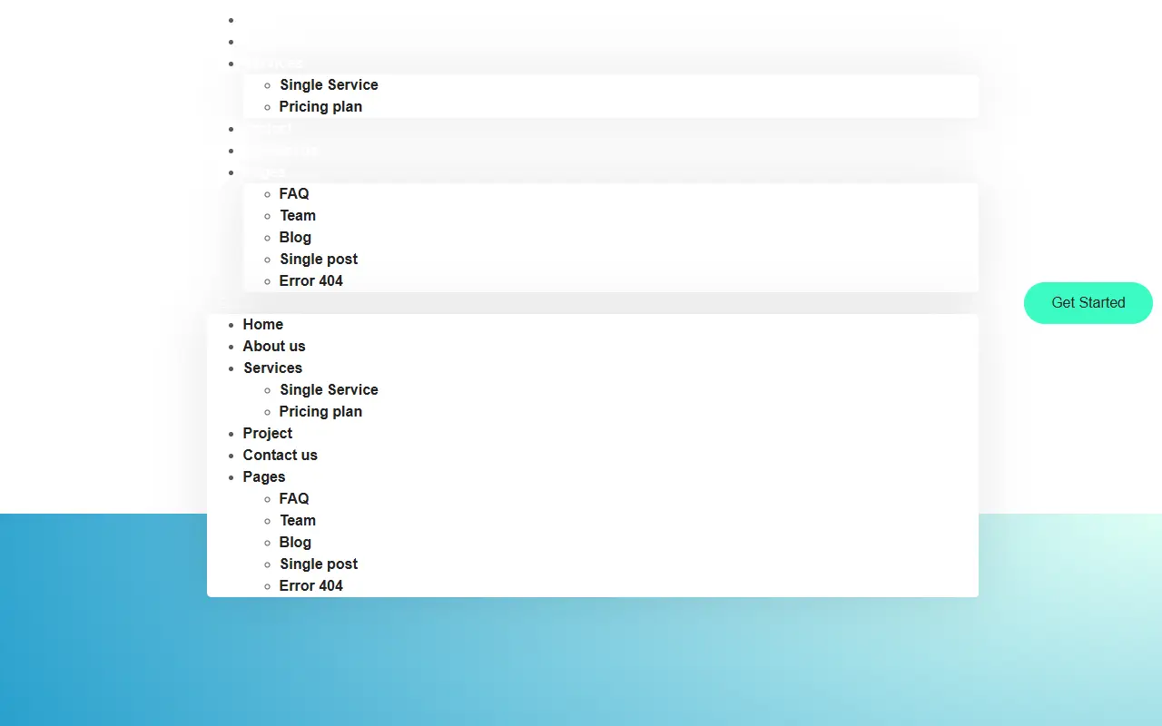 หน้าแรกของธีม Fixme บนคอมพิวเตอร์