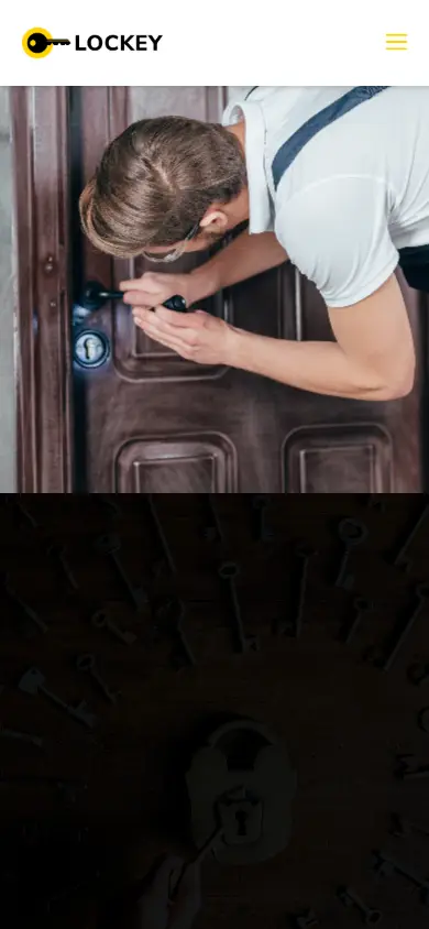 หน้าแรกของธีม Lockey Locksmith and Key Maker Service บนมือถือ