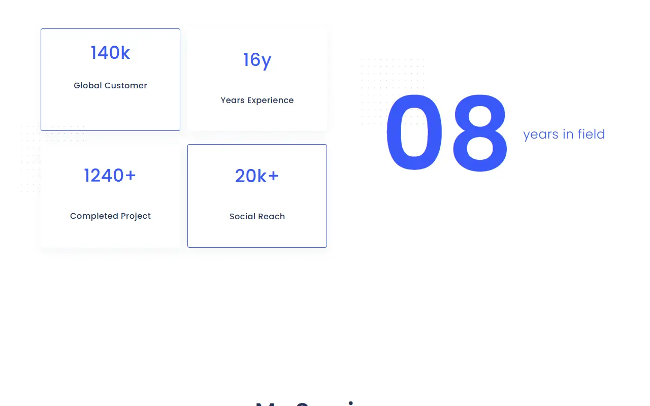 หน้าแรกของธีม Ovolio บนคอมพิวเตอร์