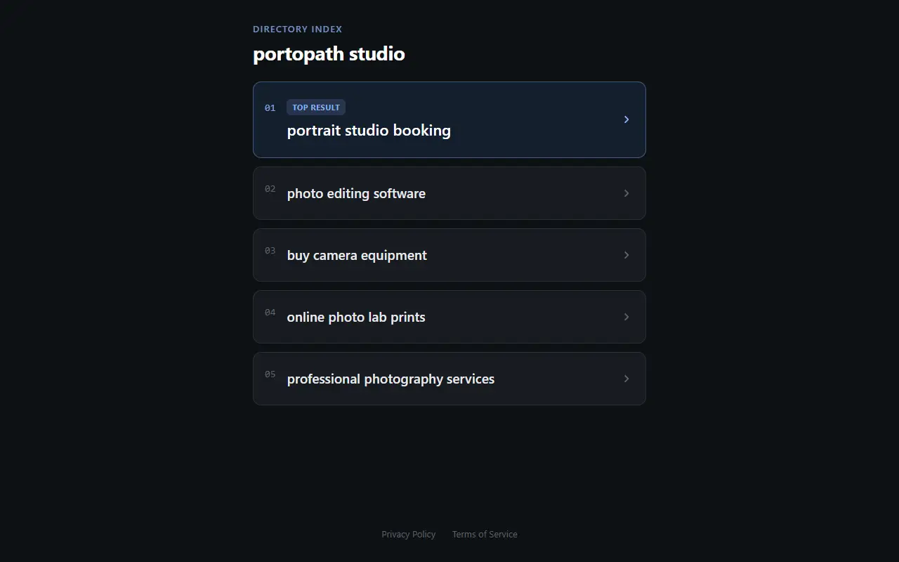 หน้าแรกของธีม Potopath บนคอมพิวเตอร์