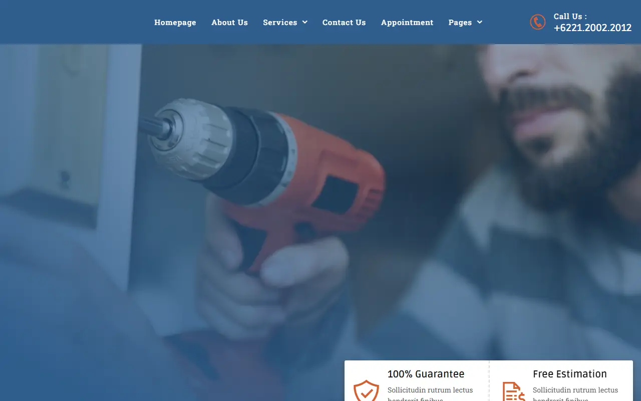 หน้าแรกของธีม Smartkeiz บนคอมพิวเตอร์