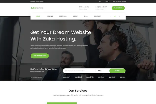 Zukahost Domain - Web Hosting