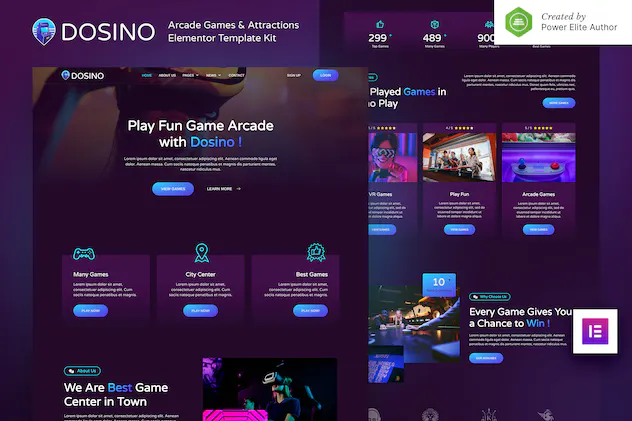 Dosino Arcade Games - Attractions