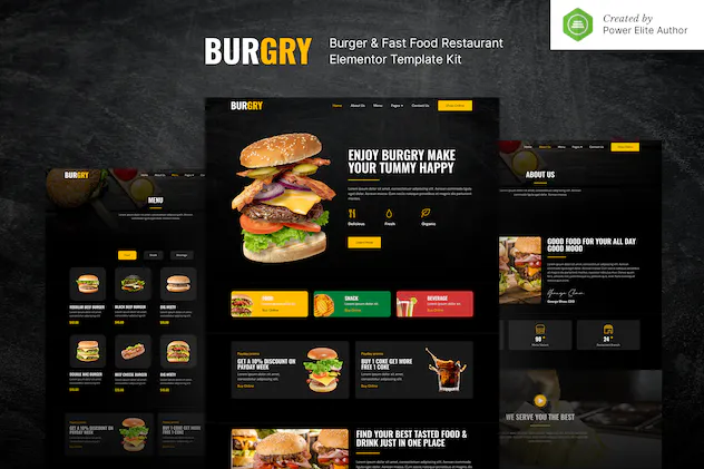 Burgry Burger - Fast Food Restaurant
