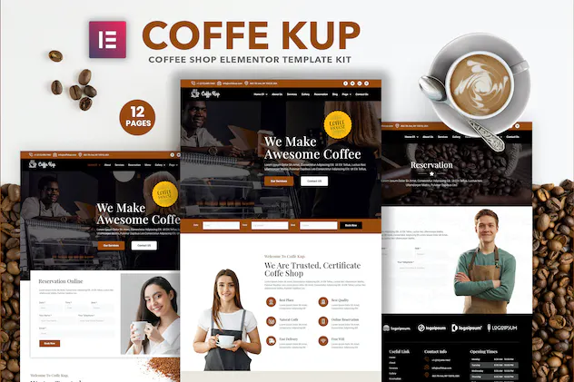 CoffeeKup Cafe - Coffee Shop
