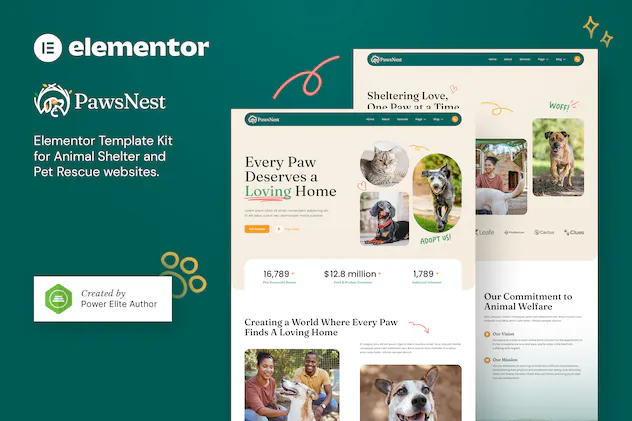PawsNest Animal Shelter - Pet Rescue