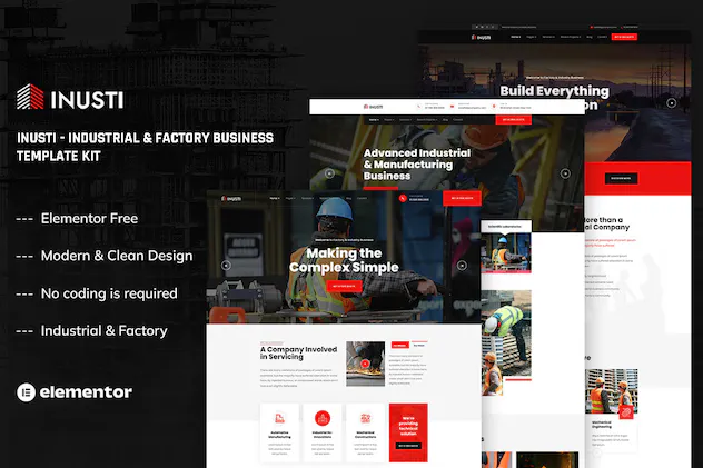 Inusti - Industrial - Factory Business