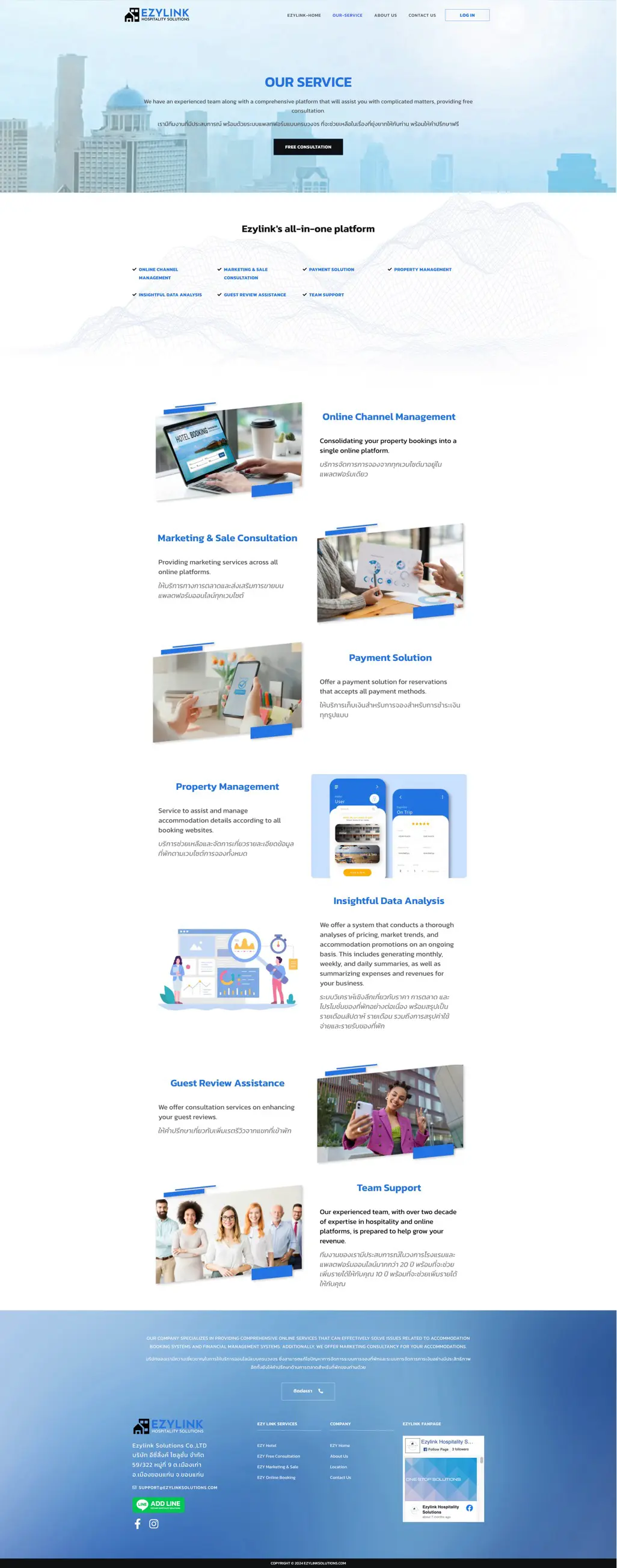 รับทำเว็บไซต์ wordpress ezylinksolutions 02 our service